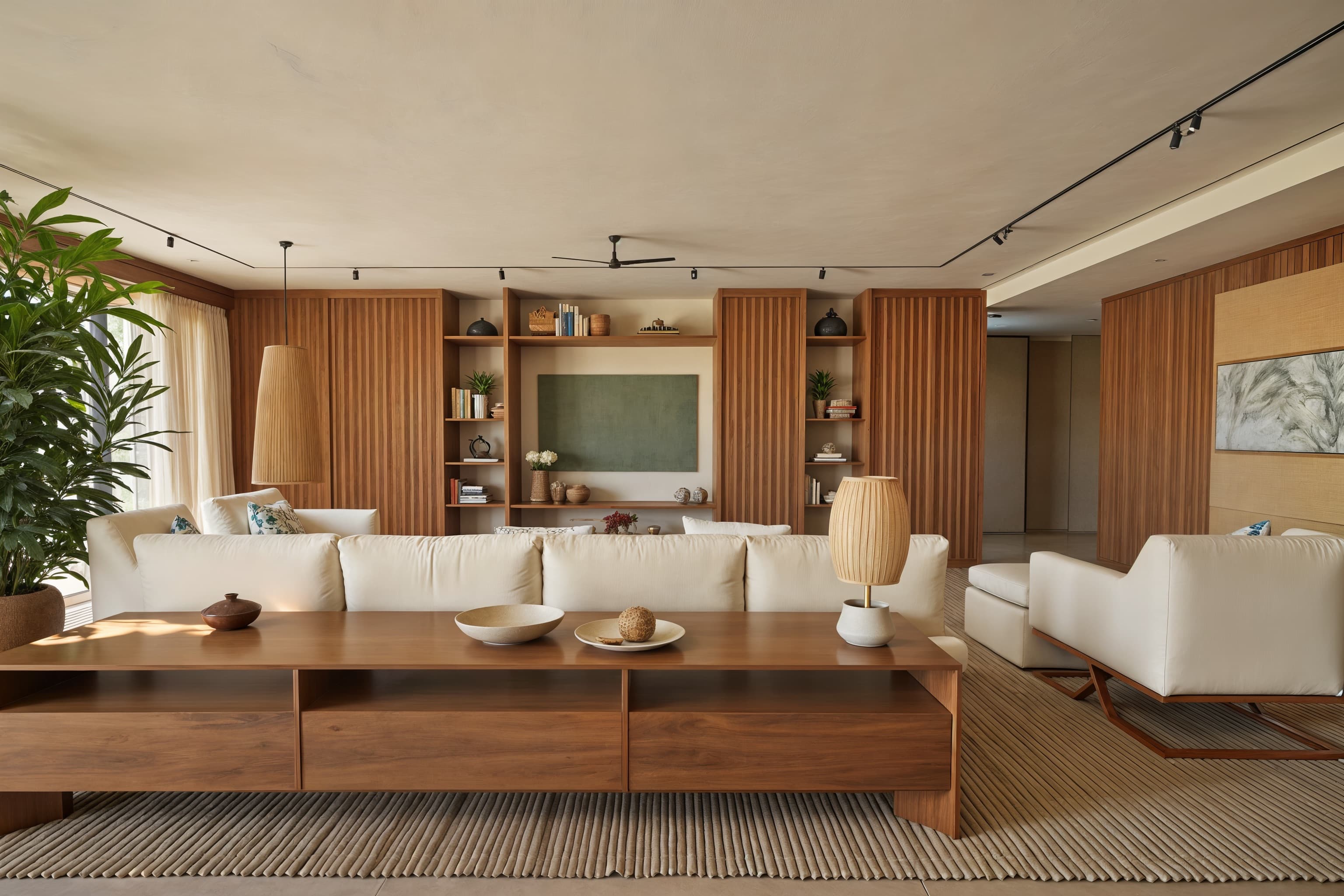 Living Room Tropcial Redesign - After