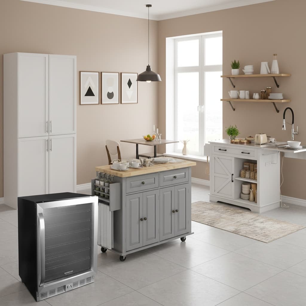 Create a Vintage Kitchen with a Neutral Color Scheme: Timeless Home Interior Design Tips