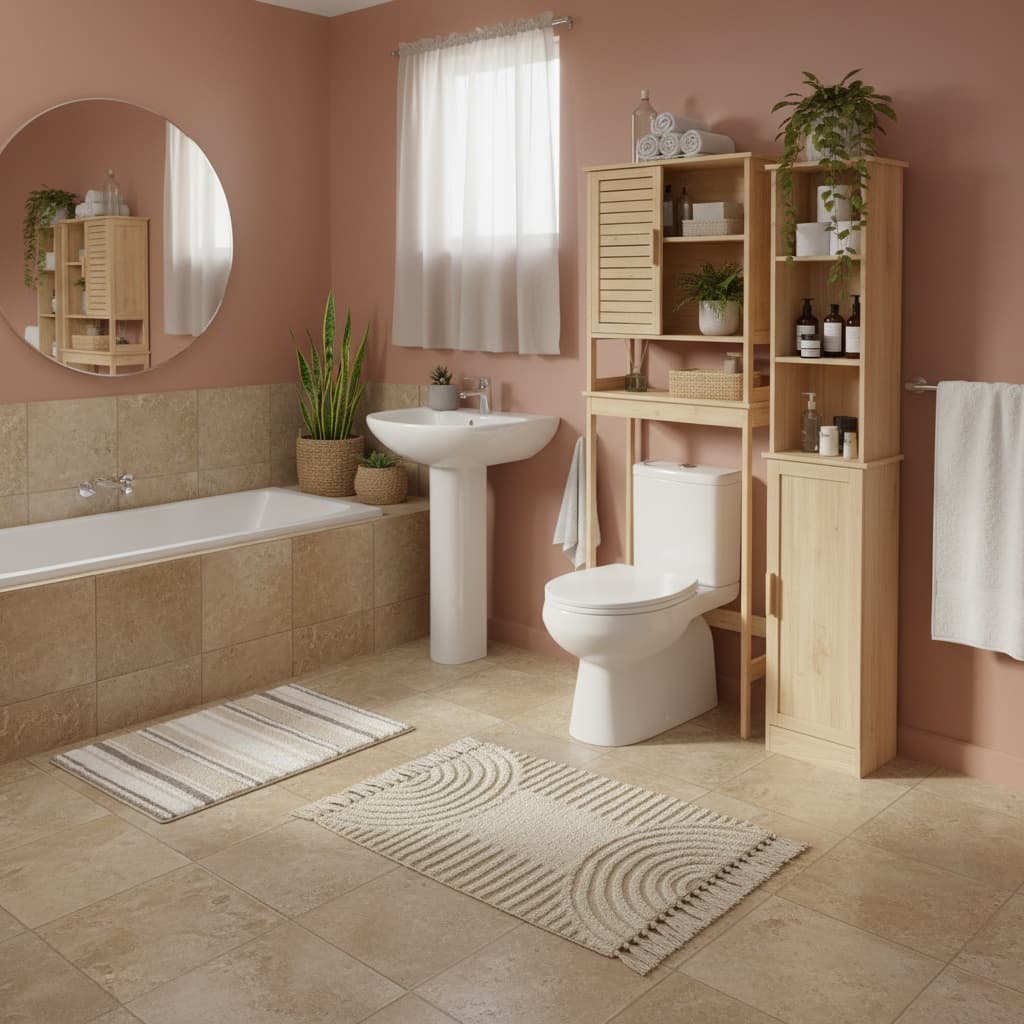 Transform Your Bathroom with a Bohemian Earth Tones Design