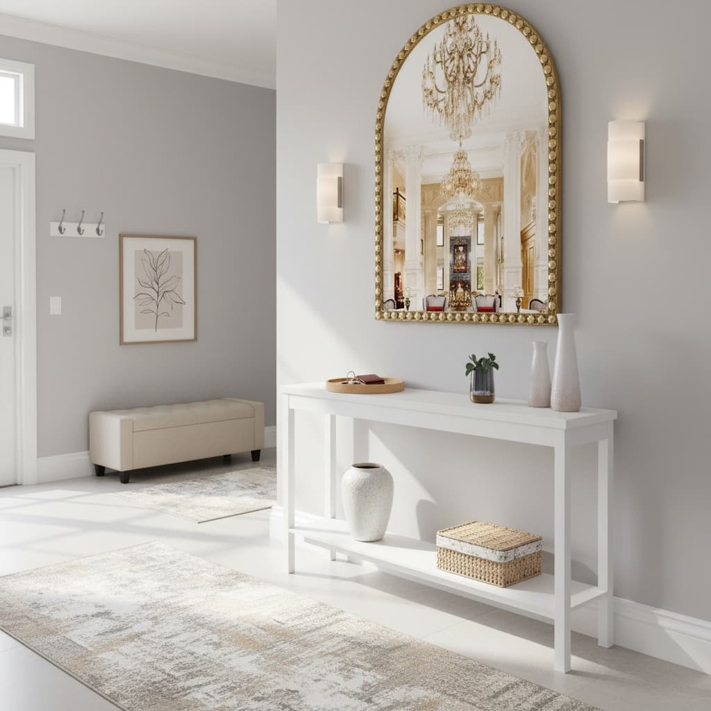 Create a Stunning Bohemian Hallway with a Neutral Color Scheme