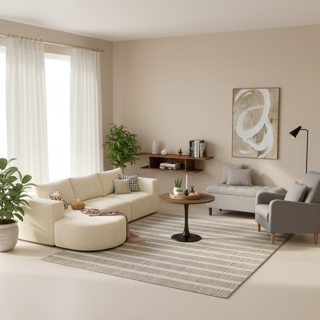 Scandinavian Living Room Design: Neutral Color Scheme Ideas for Timeless Elegance