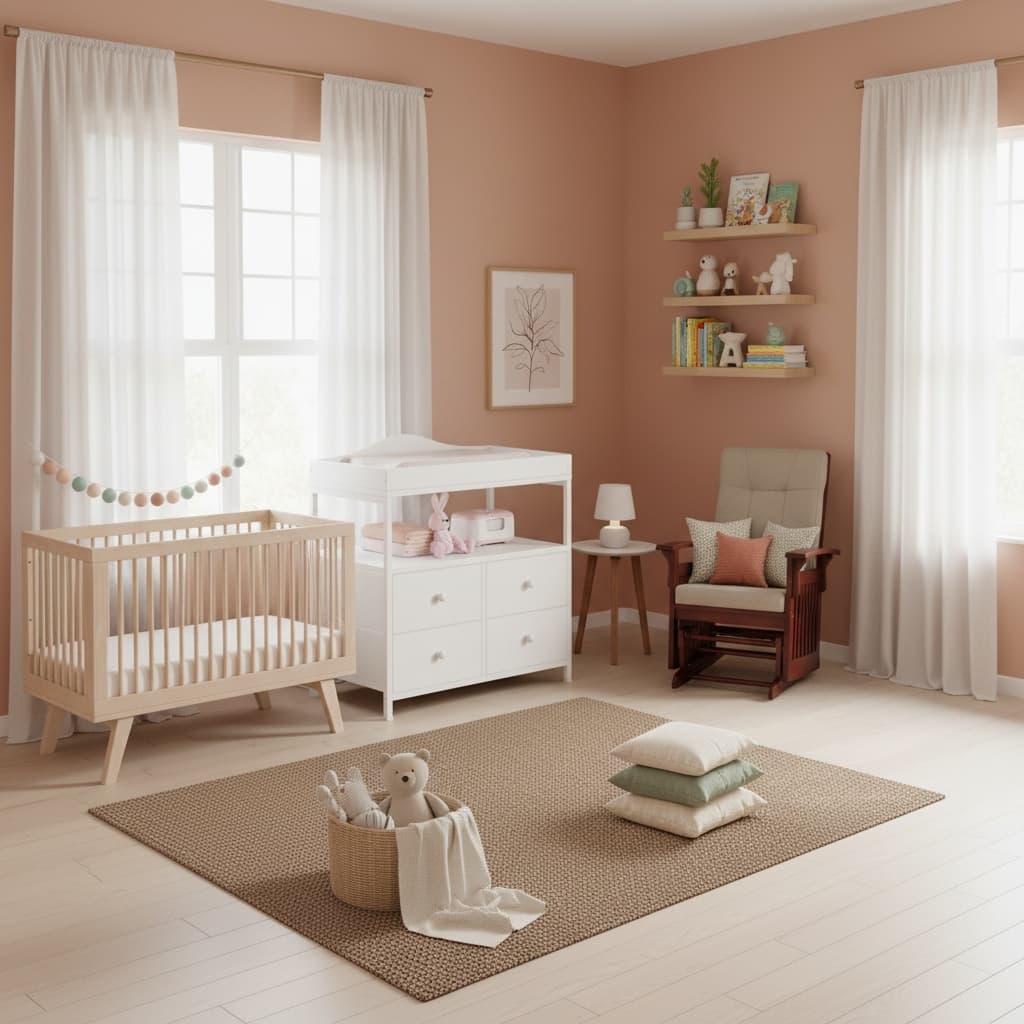 Design a Scandinavian Nursery with Earth Tone Color Scheme: Ideas and Tips