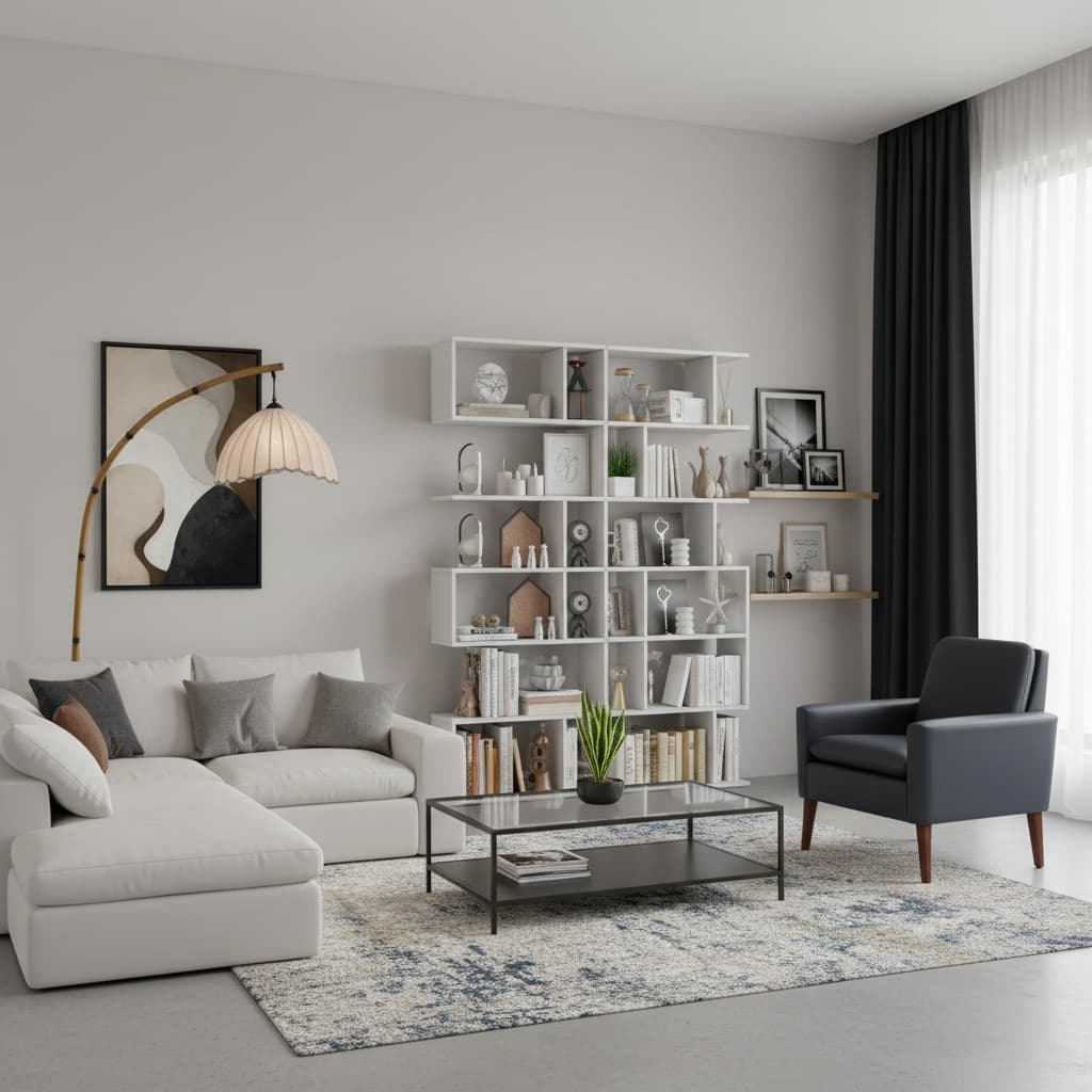 Design a Zen Living Room with a Japanese Monochrome Style