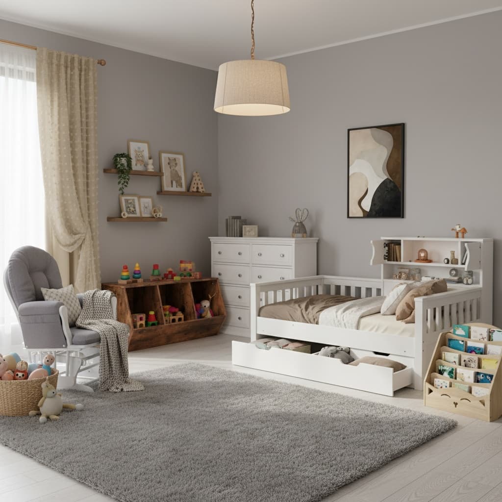 Modern Kids Room Design with a Neutral Color Scheme: Transform Your Space