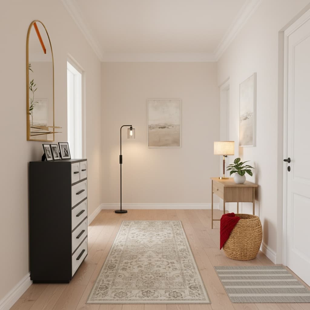 Design a Rustic Hallway: The Perfect Neutral Color Palette