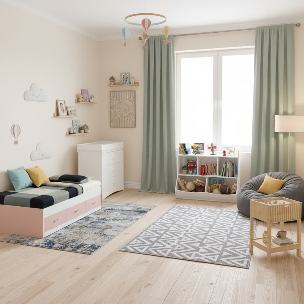 Design a Rustic Kids Room with a Neutral Palette for Timeless Elegance