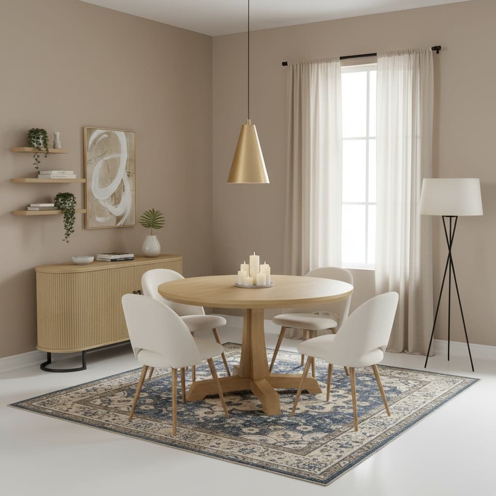 Design a Japanese Dining Room with Monochrome Elegance