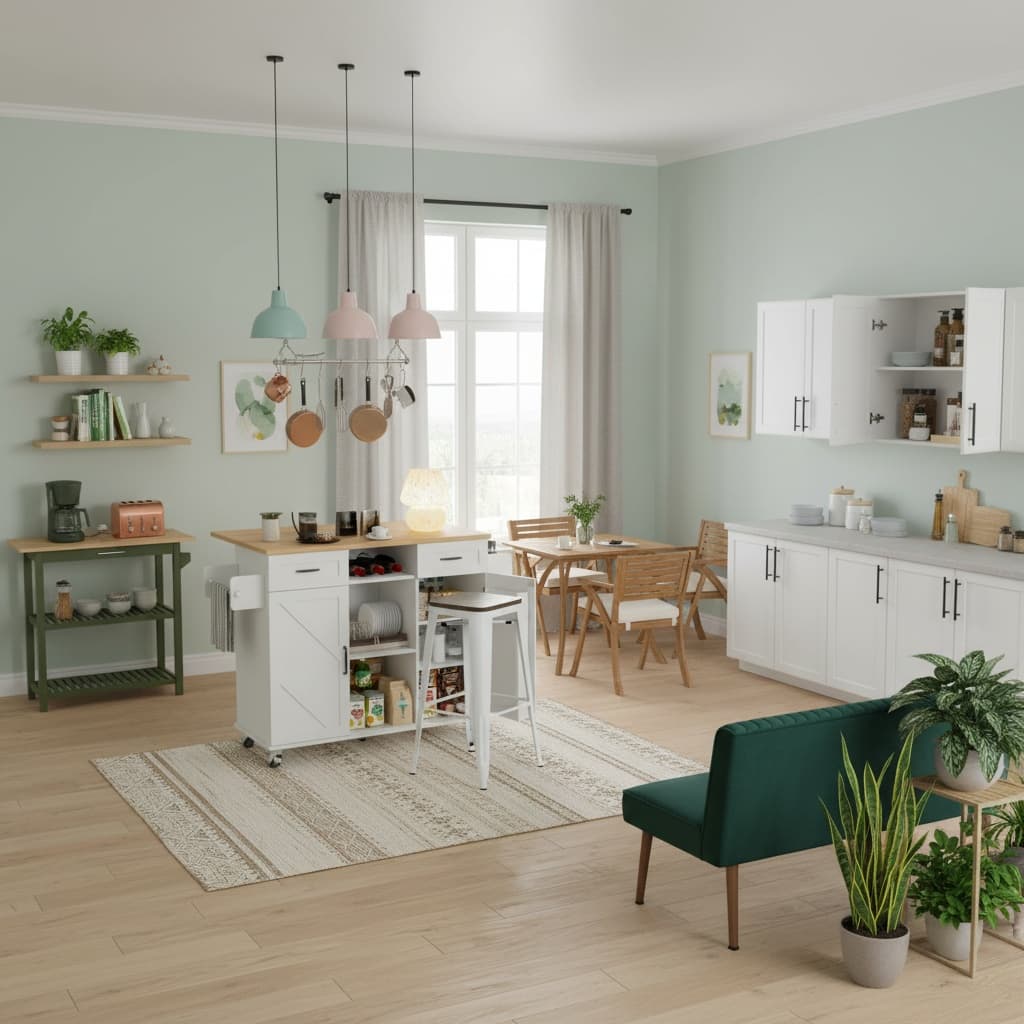 Transform Your Kitchen with Vintage Pastel Designs for a Timeless Appeal