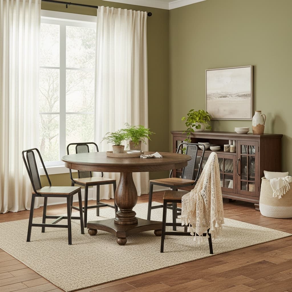 Design a Rustic Dining Room with Earth Tones: Transform Your Dining Space