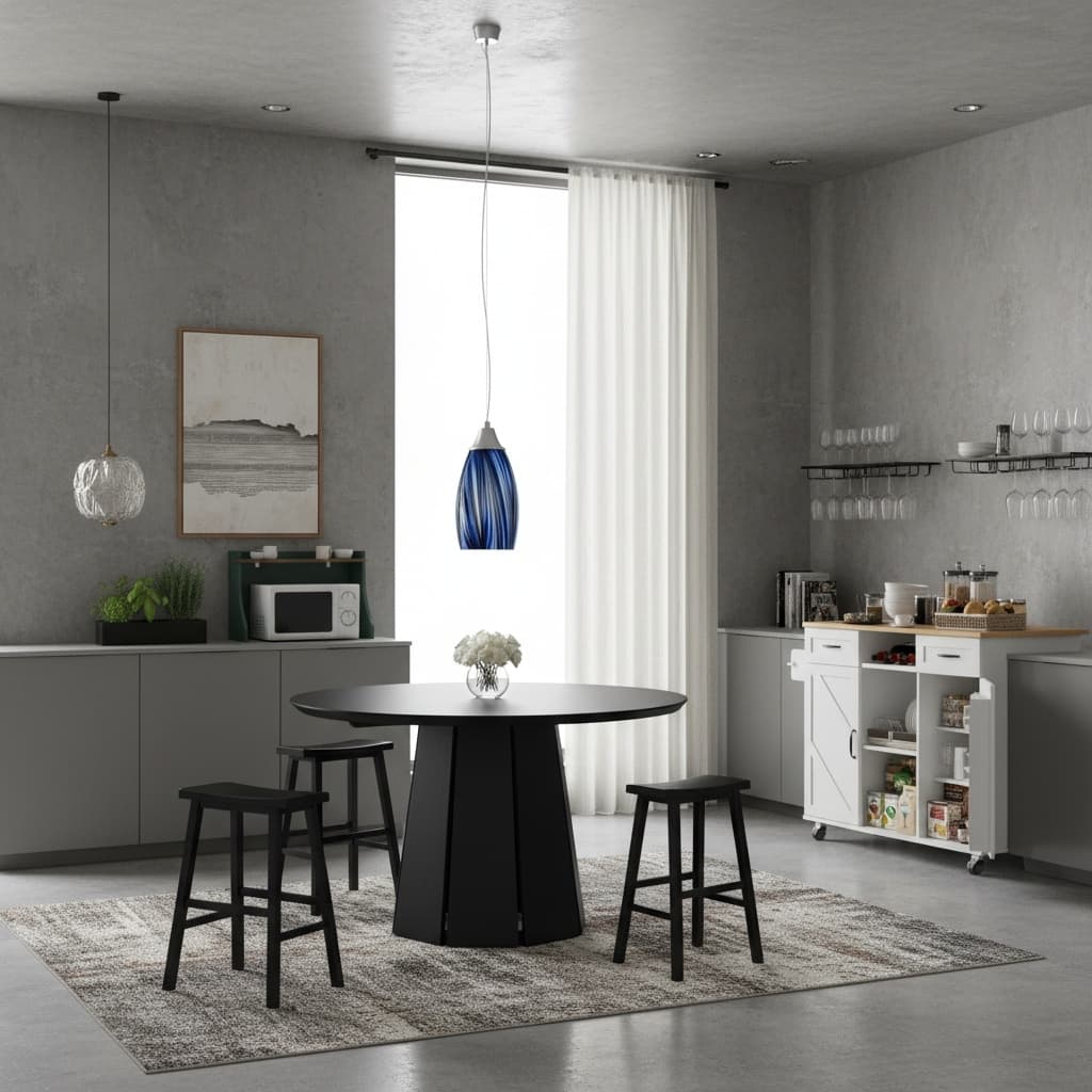 Design an Eco-Friendly Kitchen with a Monochrome Color Scheme