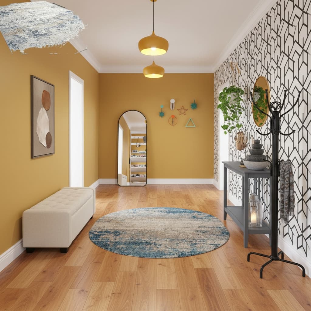 Transform Your Hallway with Bold Japanese Style in Home Interior Design