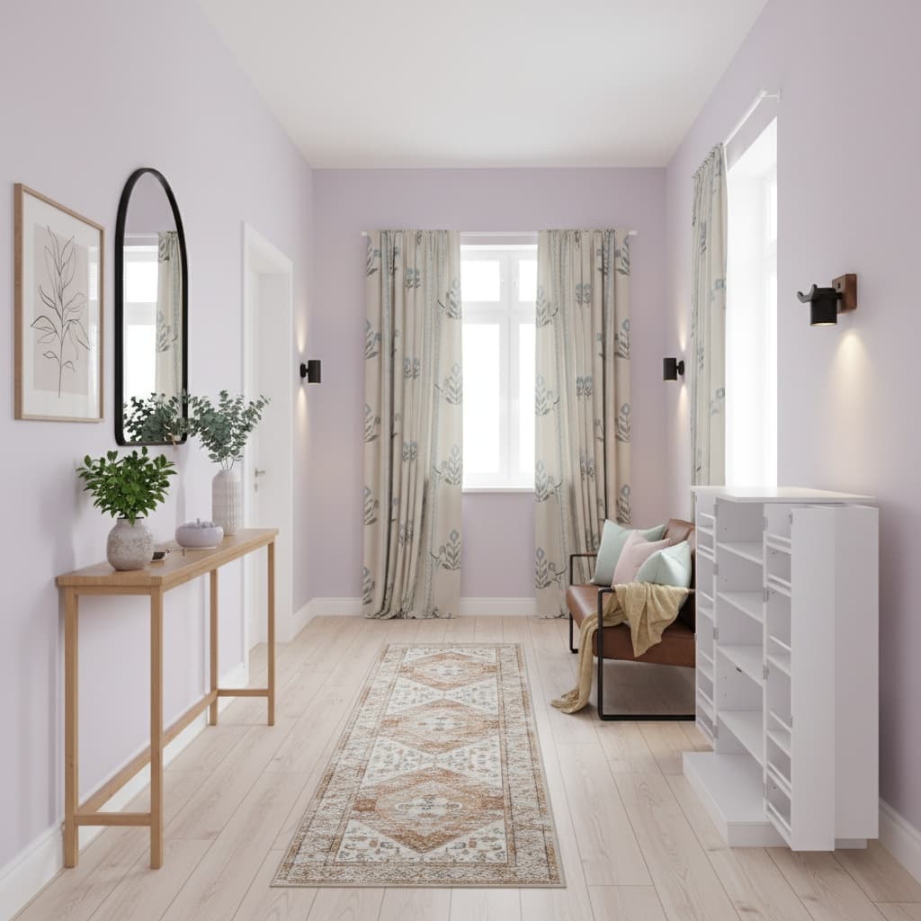 Create a Futuristic Hallway with Pastel Color Schemes: Affordable Design Tips