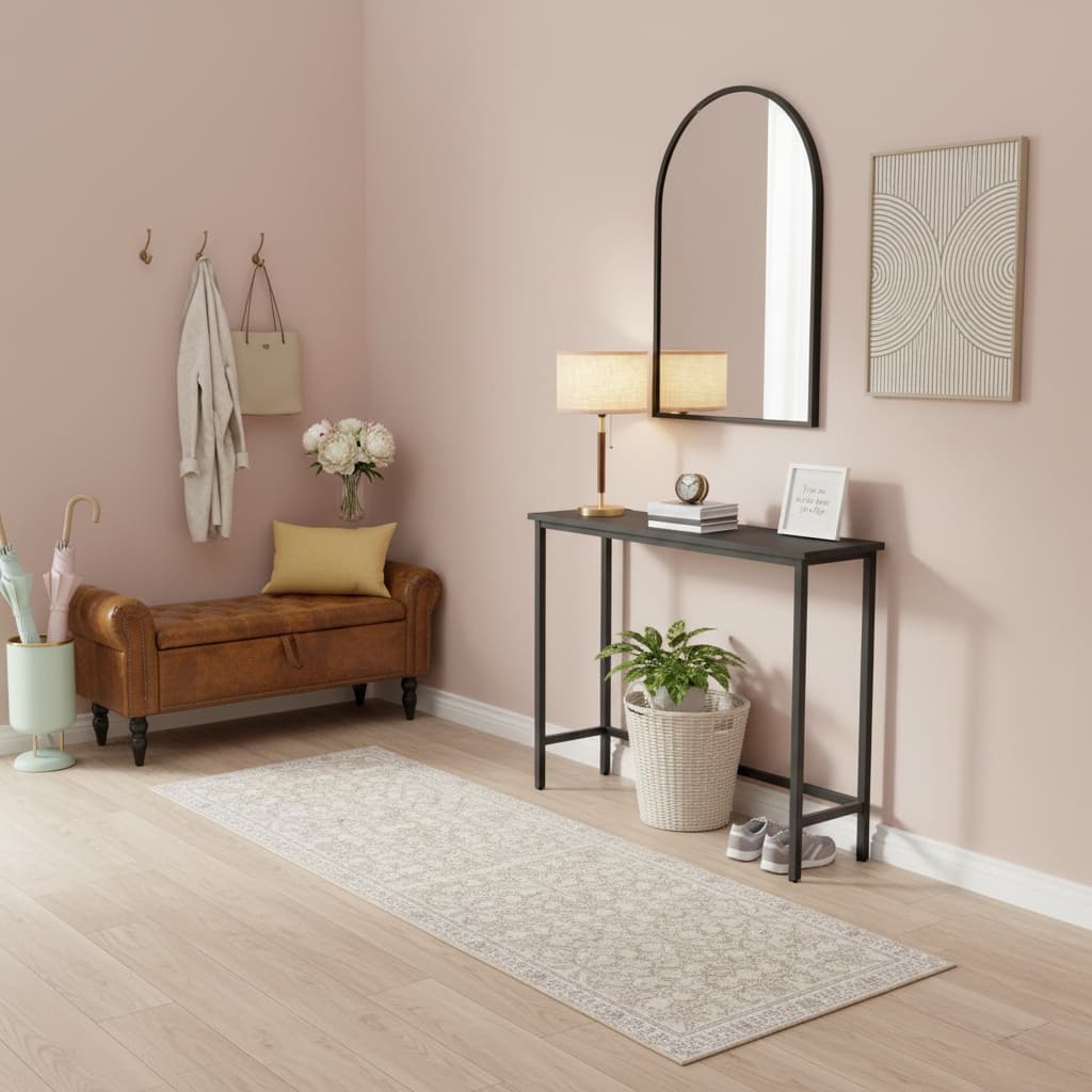 Design a Modern Hallway with a Pastel Color Palette