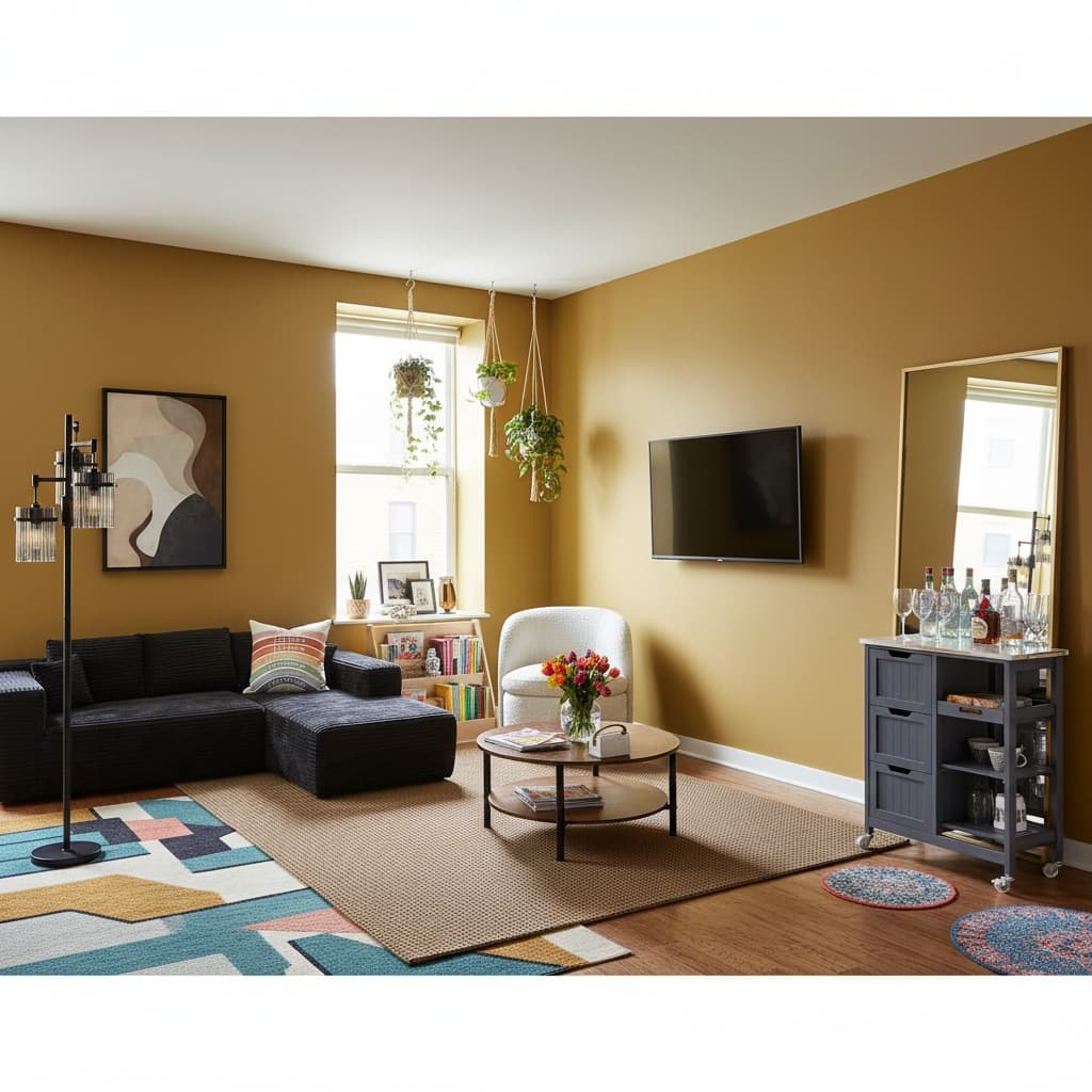 Transform Your Studio Into a Bold Bohemian Haven With Vibrant Colors