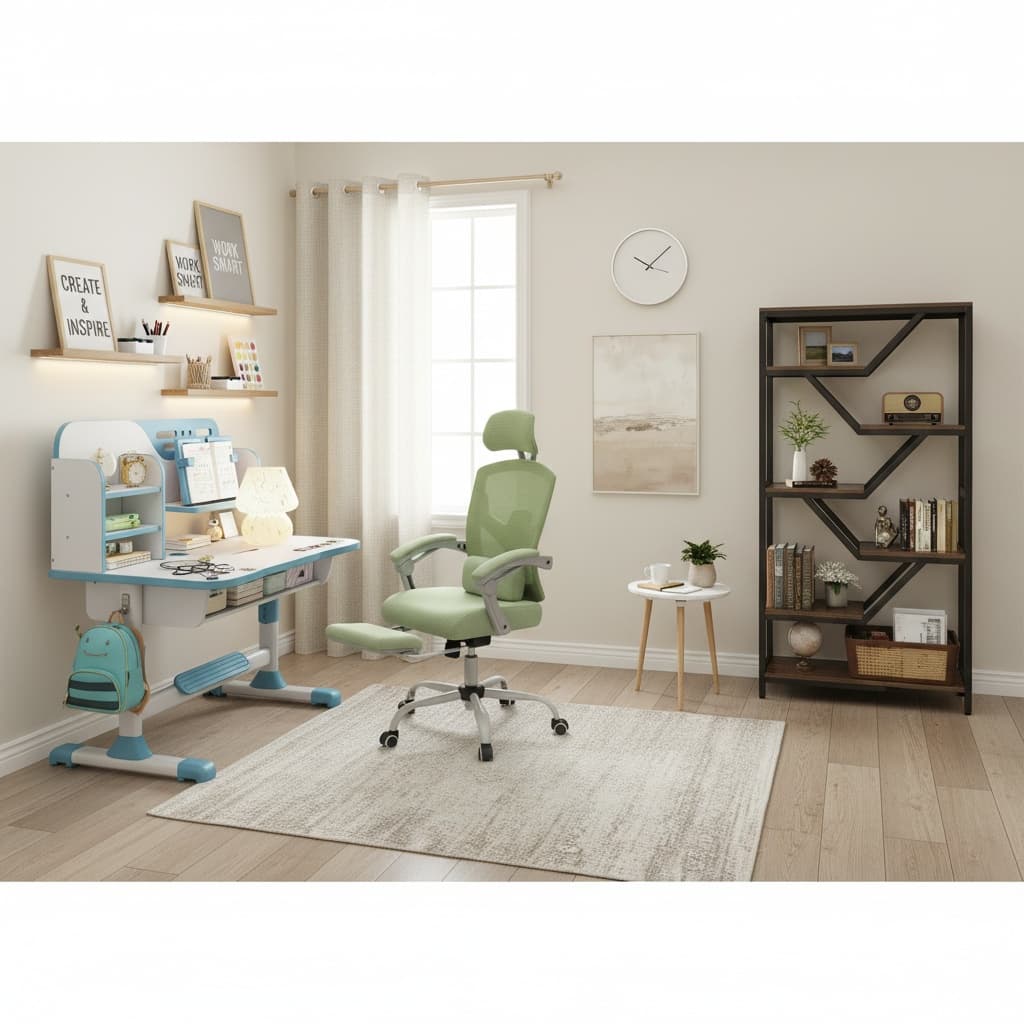 Transform Your Home Office with Scandinavian Monochrome Design