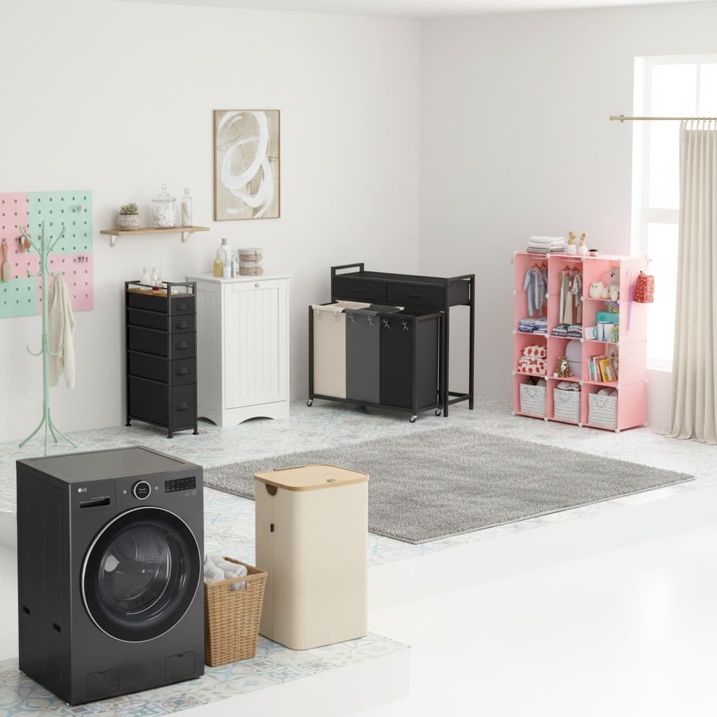 Japanese-Style Laundry Room: Transform with Pastel Colors