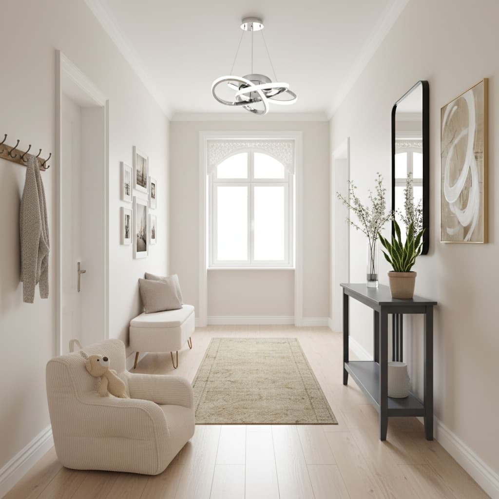 Design an Eco-Friendly Hallway with a Timeless Neutral Color Scheme