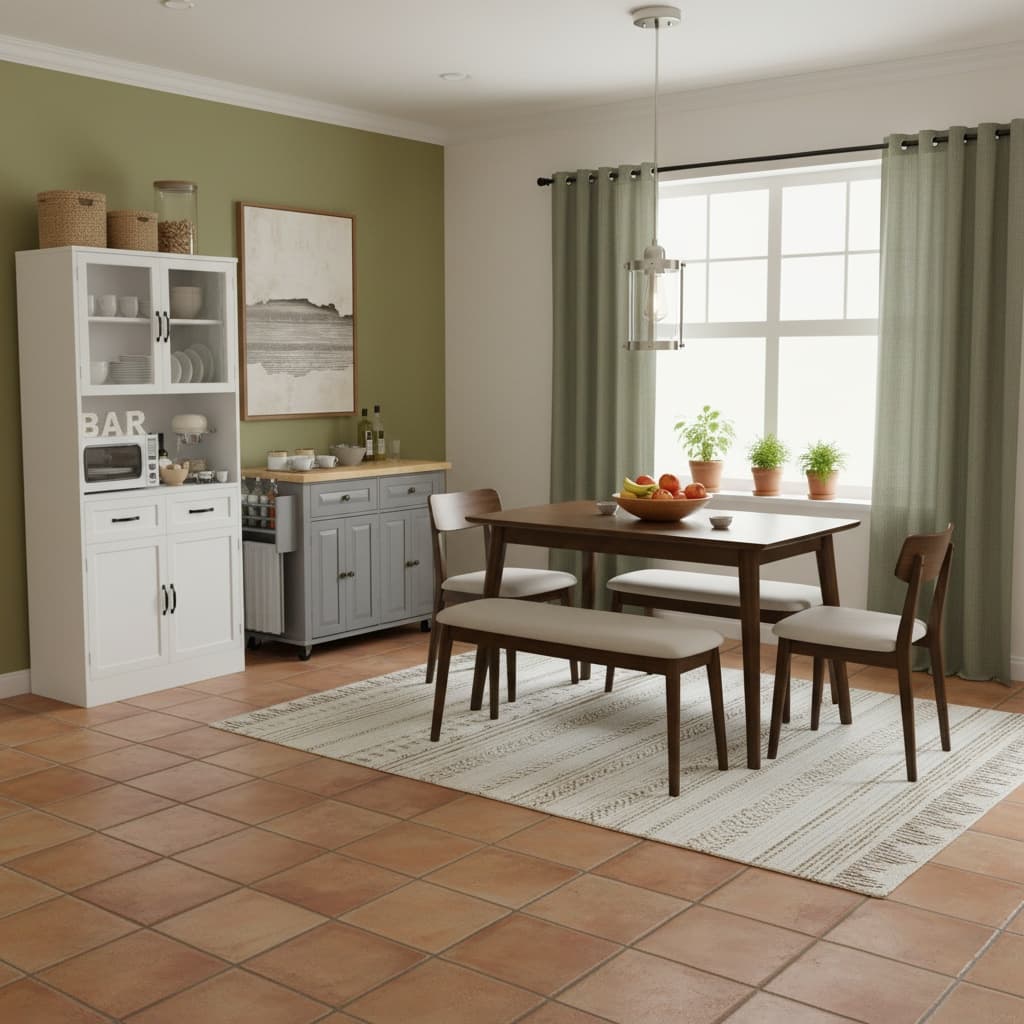 Create a Futuristic Kitchen with an Earth Tones Color Palette: Elegant Home Interior Design Ideas