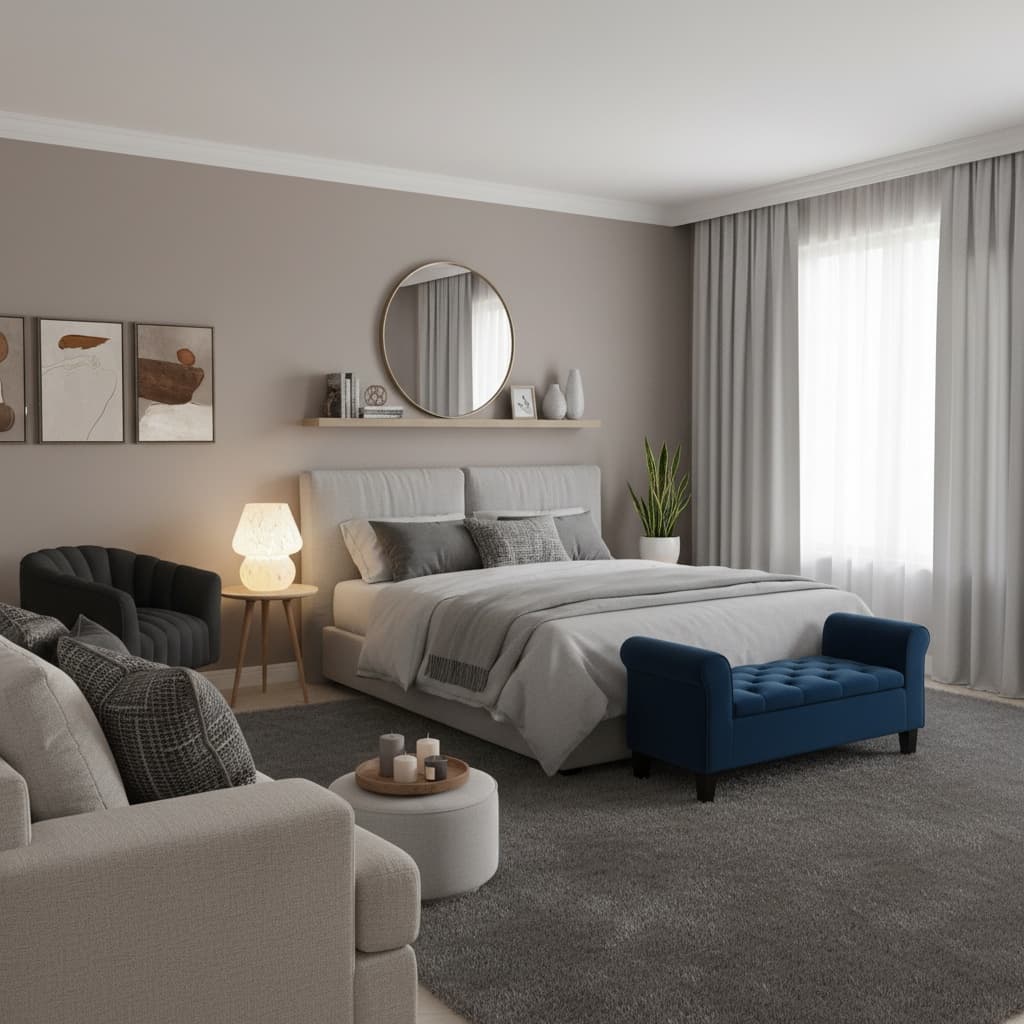 Bohemian Bedroom Design: Transform with a Monochrome Color Scheme