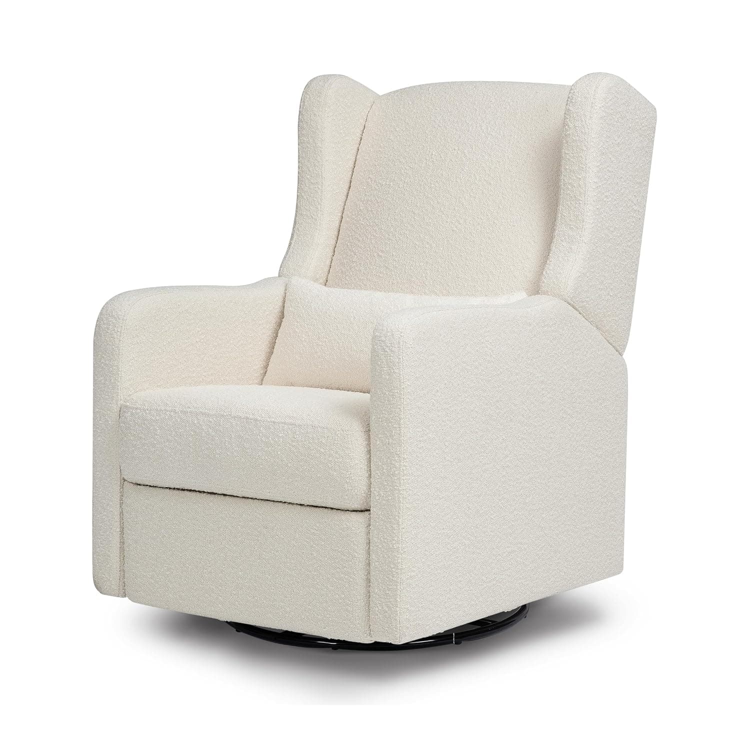DaVinci Carter’s Arlo 270° Swivel Rocker Recliner Chair - GREENGUARD Gold, FSC & Certi-PUR US Certified - Ultra Comfy Nursery Glider Recliner - Glider Rocking Chair for Nursery and Living Room, Ivory