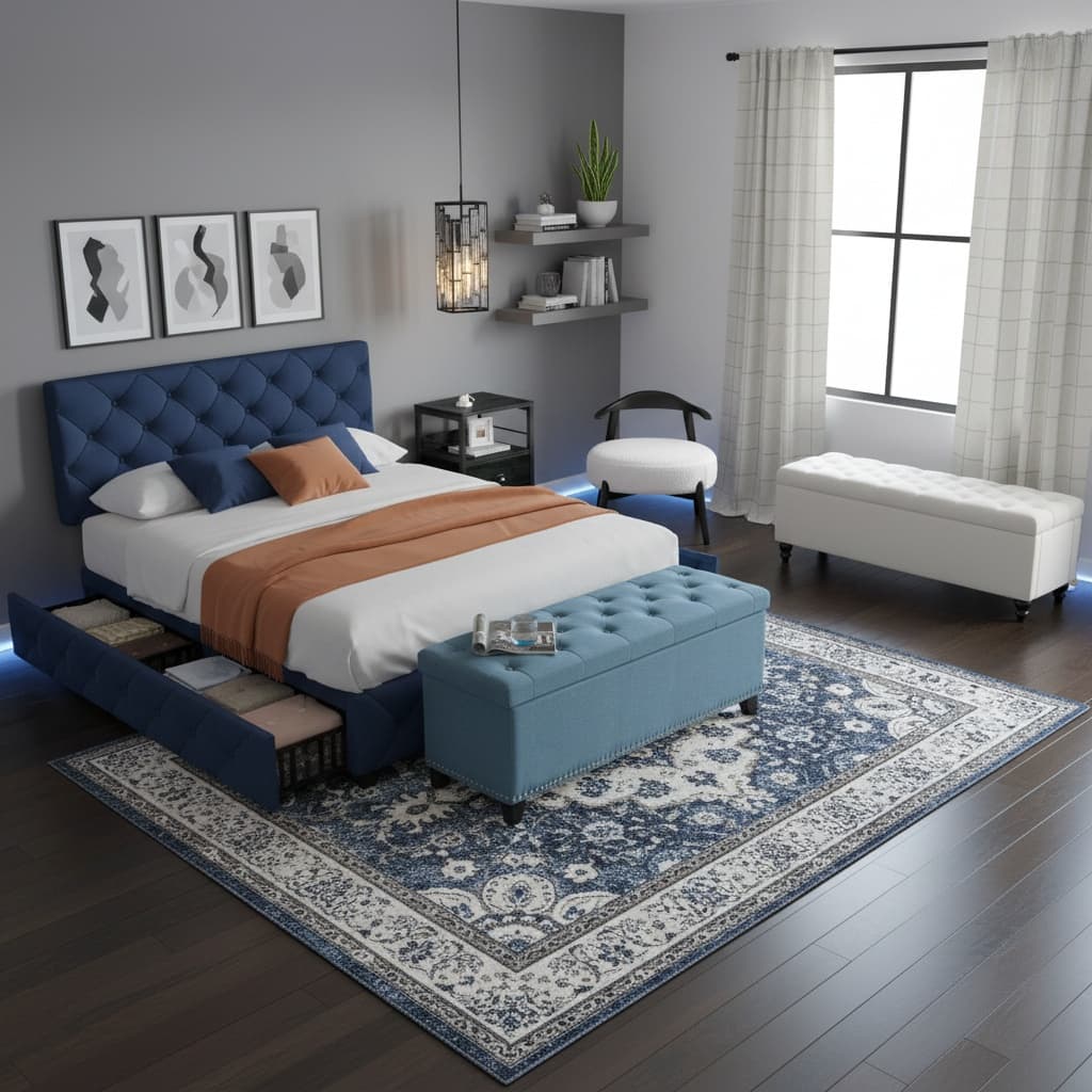 Designing an Eco-Friendly Bedroom with a Monochrome Color Scheme