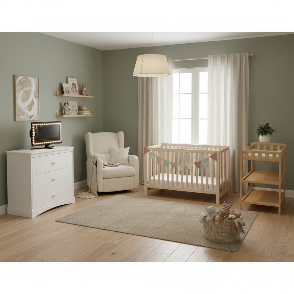 Designing a Futuristic Nursery with a Neutral Color Palette for Timeless Elegance