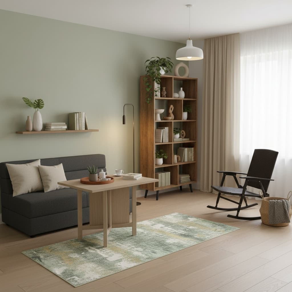 Classic Design Ideas for Studio-Small Spaces with Earth Tones