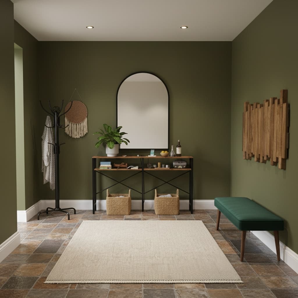 Design Your Eco-Friendly Entryway & Mudroom with Earth Tones