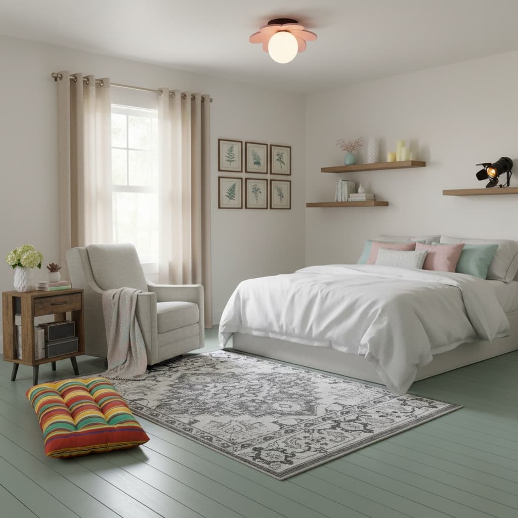Designing a Minimalist Bedroom with a Soft Pastel Color Scheme