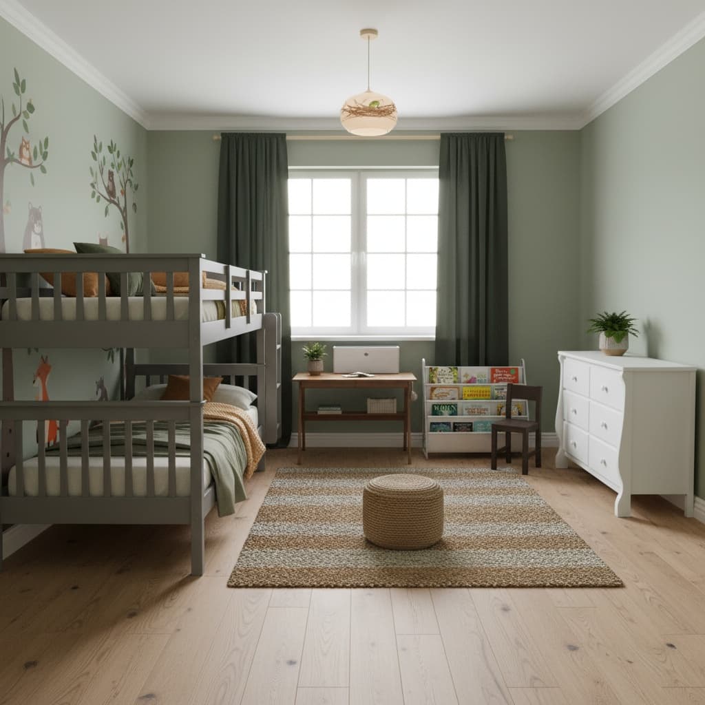 Design a Bohemian Kids Room with an Earth Tones Color Scheme