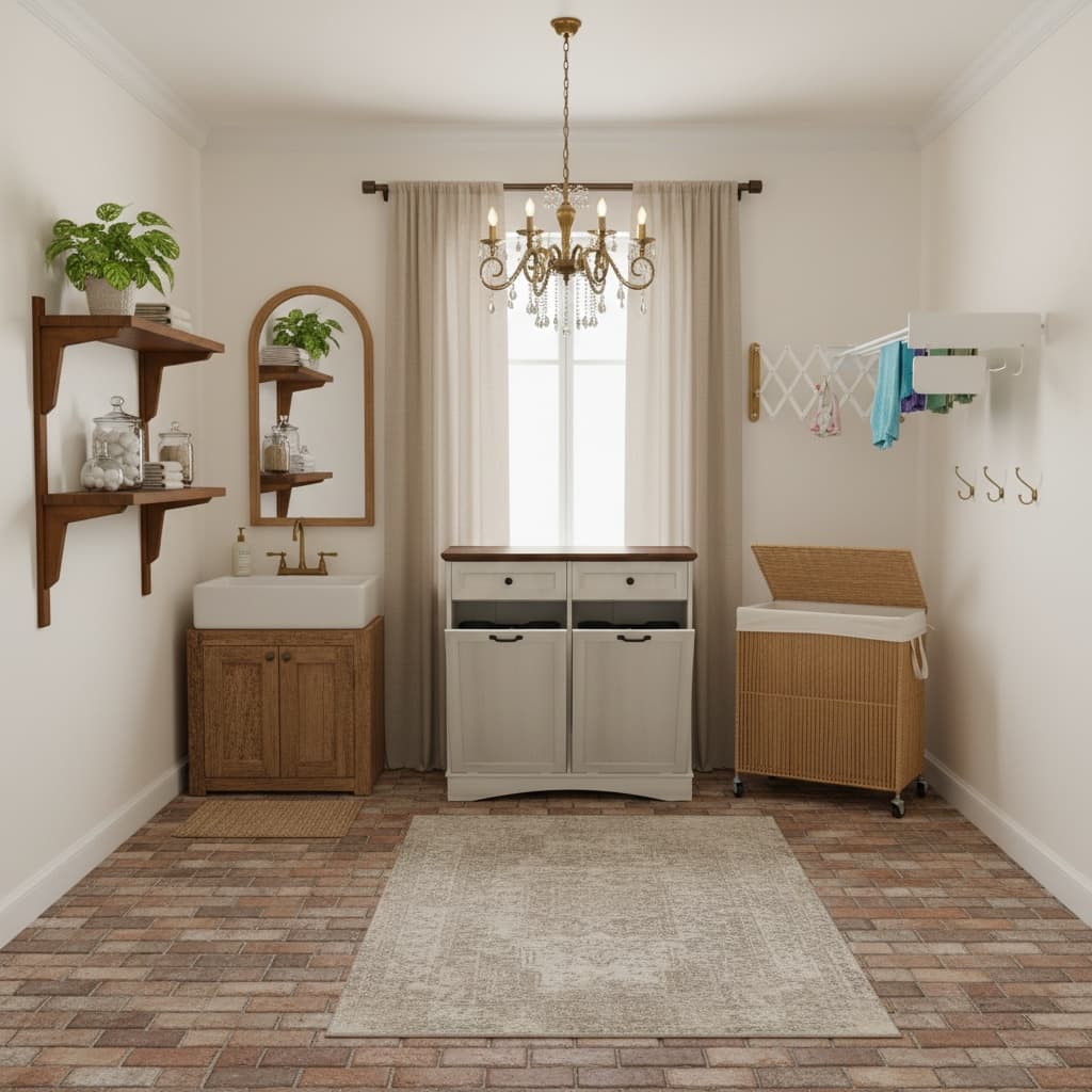 Design a Futuristic Laundry Room with Earth Tones: Style and Budget Tips