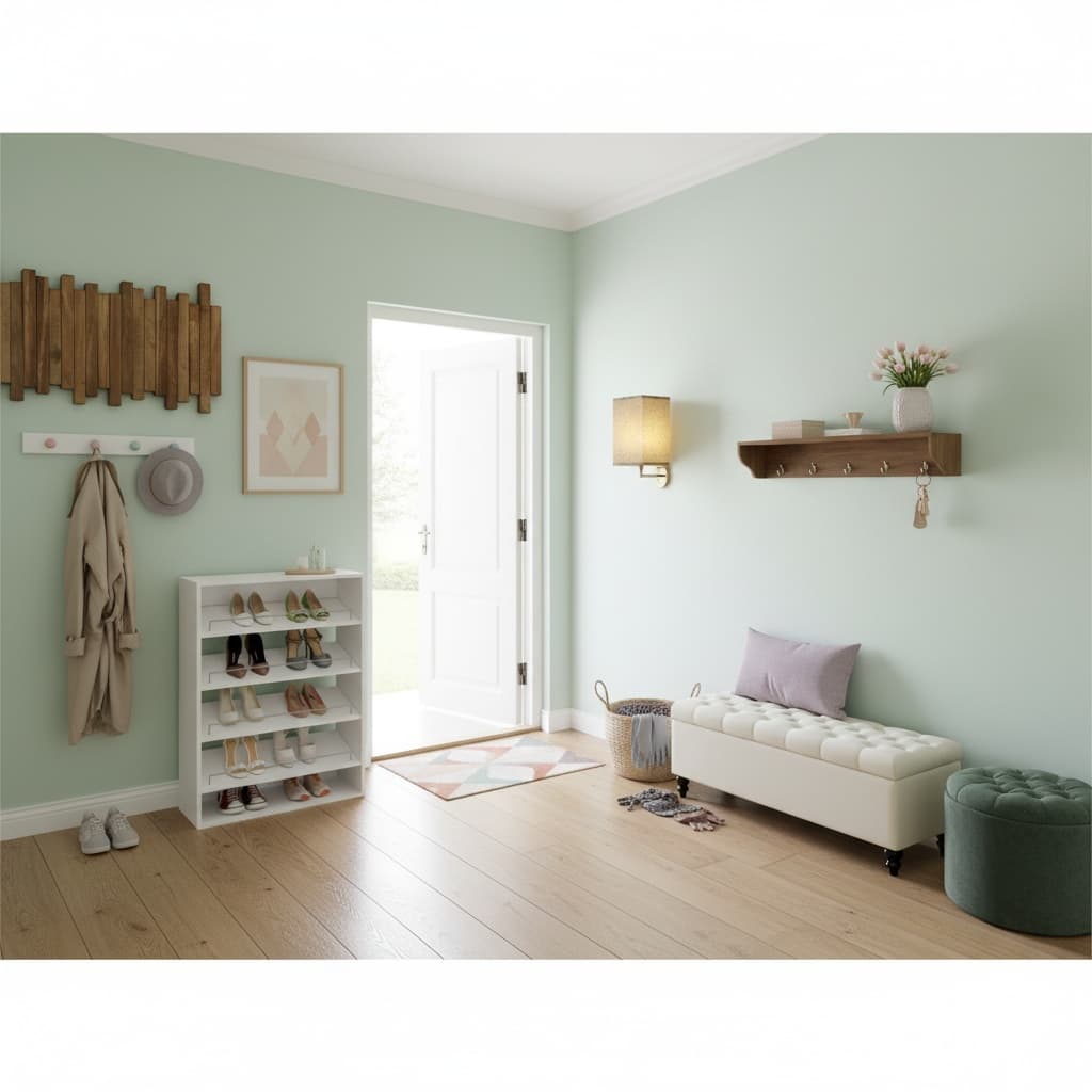 Transform Your Entryway Mudroom with Futuristic Pastel Designs