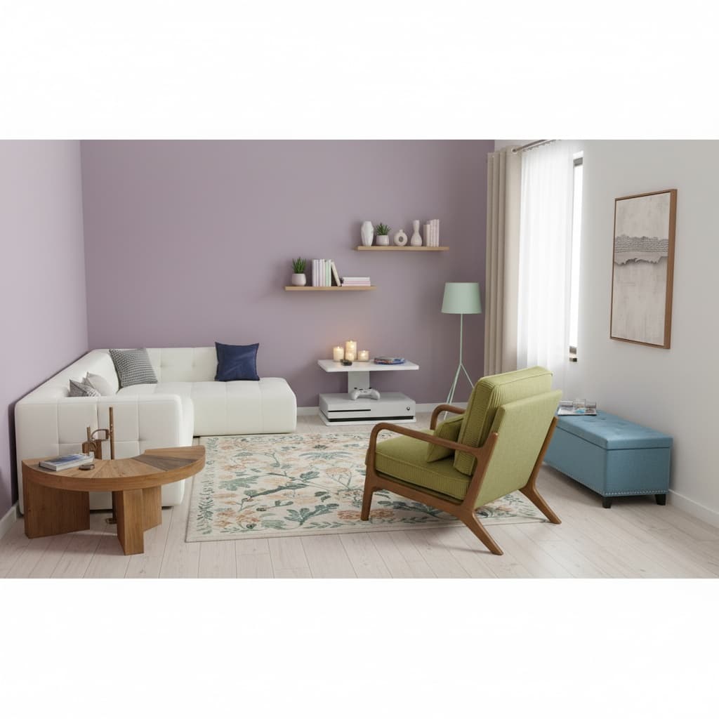 Designing a Japanese Style Studio with a Pastel Color Scheme: Tips for a Serene Space