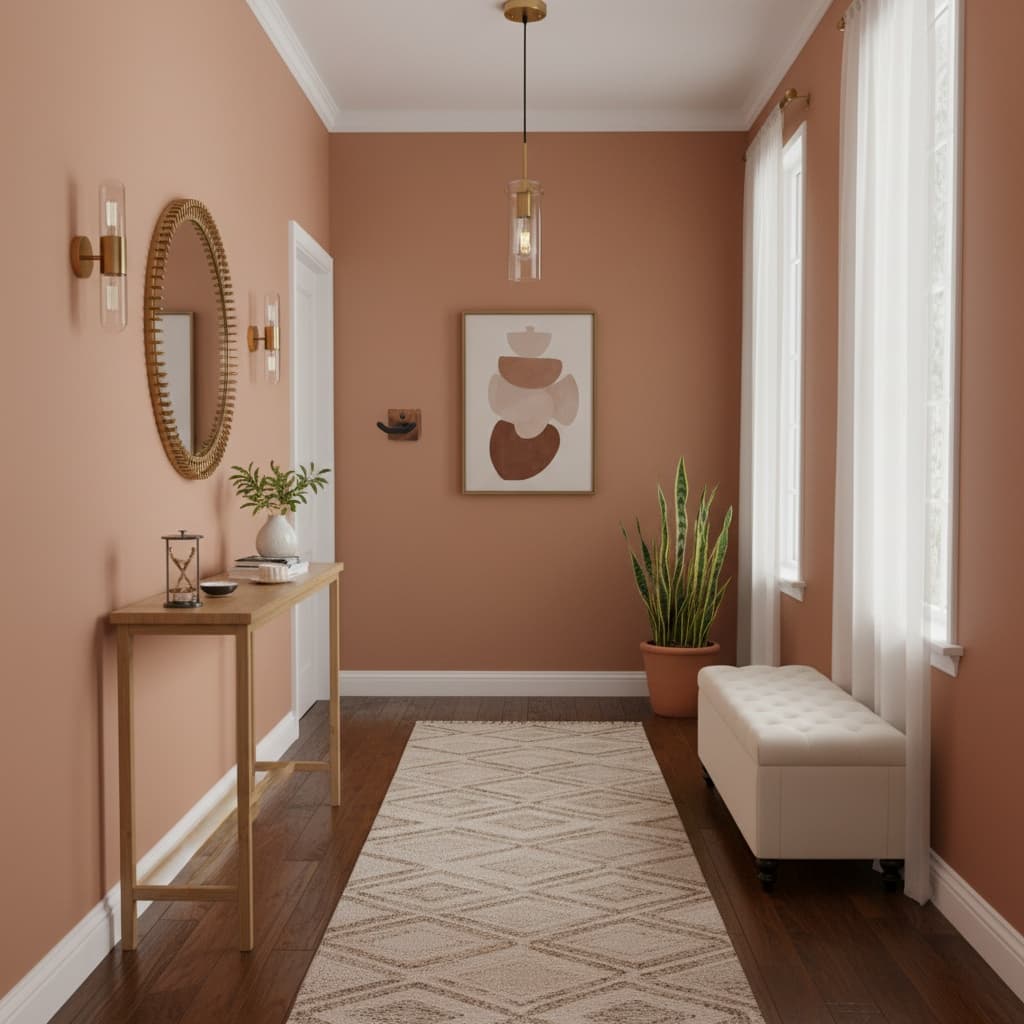 Design a Bohemian Hallway with Earth Tones: Tips for Every Budget