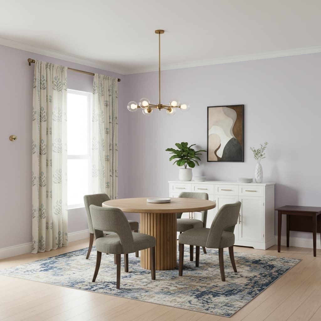 Create a Vintage Dining Room with a Soft Pastel Color Scheme