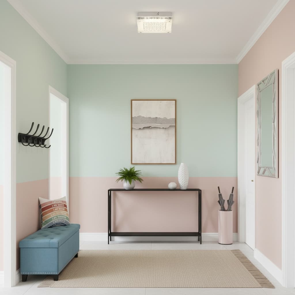 Transform Your Hallway with Scandinavian Pastel Design: Stylish & Affordable Ideas