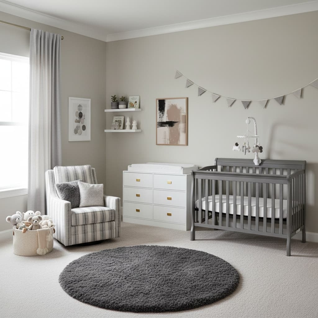 Designing an Eco-Friendly Nursery with a Monochrome Color Scheme