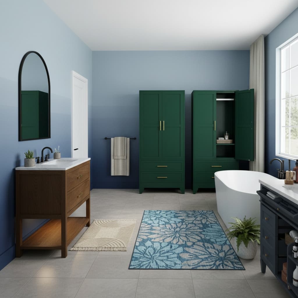 Design a Vintage Bathroom with a Monochrome Color Scheme: Style and Practical Tips