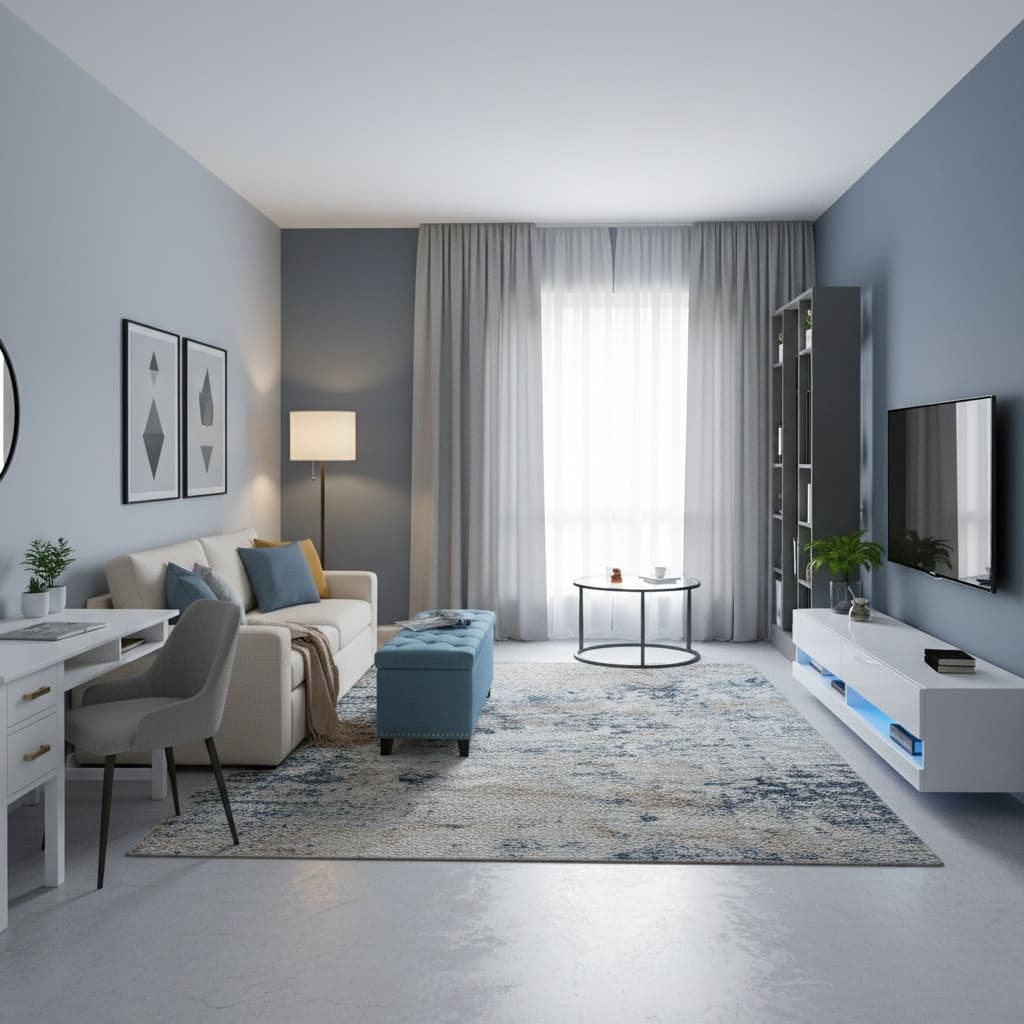 Designing a Classic Studio Space With Monochrome Elegance