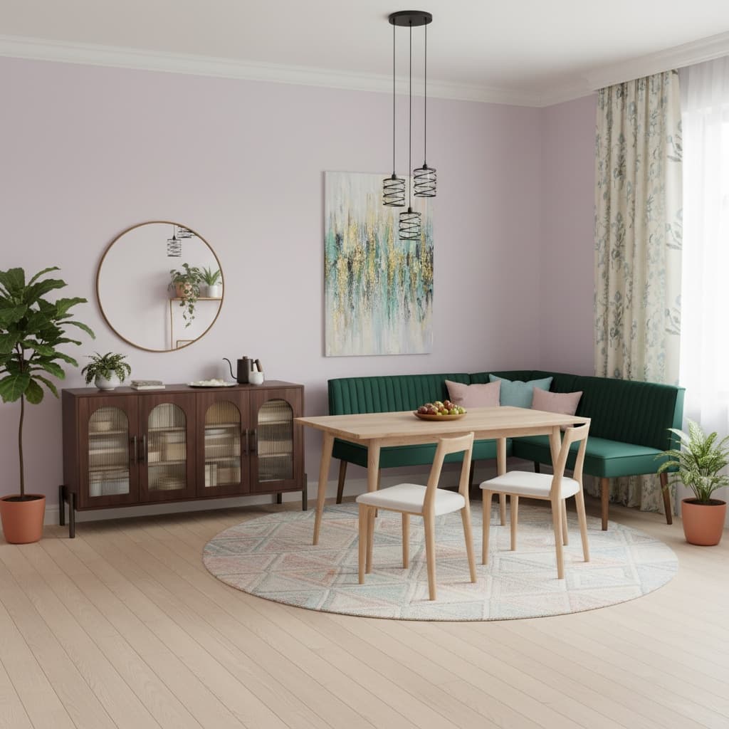 Creating a Tropical Dining Room with a Pastel Color Scheme: Tips for a Stunning Home Interior