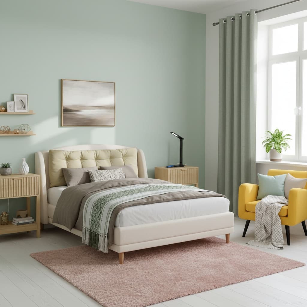 Create an Eco-Friendly Bedroom: A Soft Pastel Design Guide