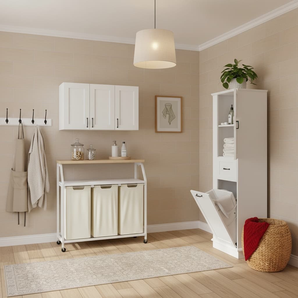 Designing a Japanese-Inspired Laundry Room: Neutral Color Scheme Tips and Ideas