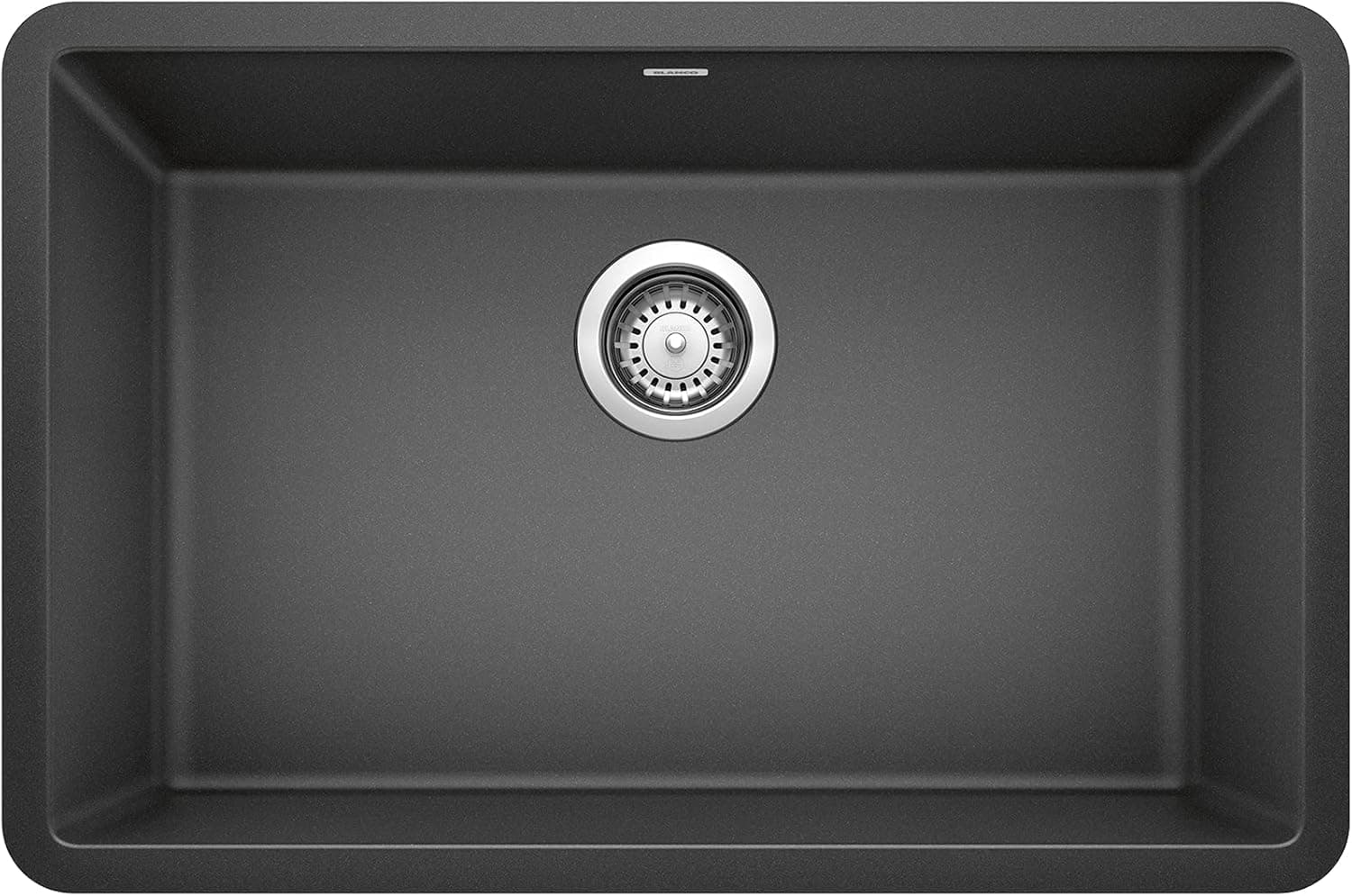 BLANCO, Anthracite 522259 PRECIS SILGRANIT Single Bowl Undermount Kitchen Sink